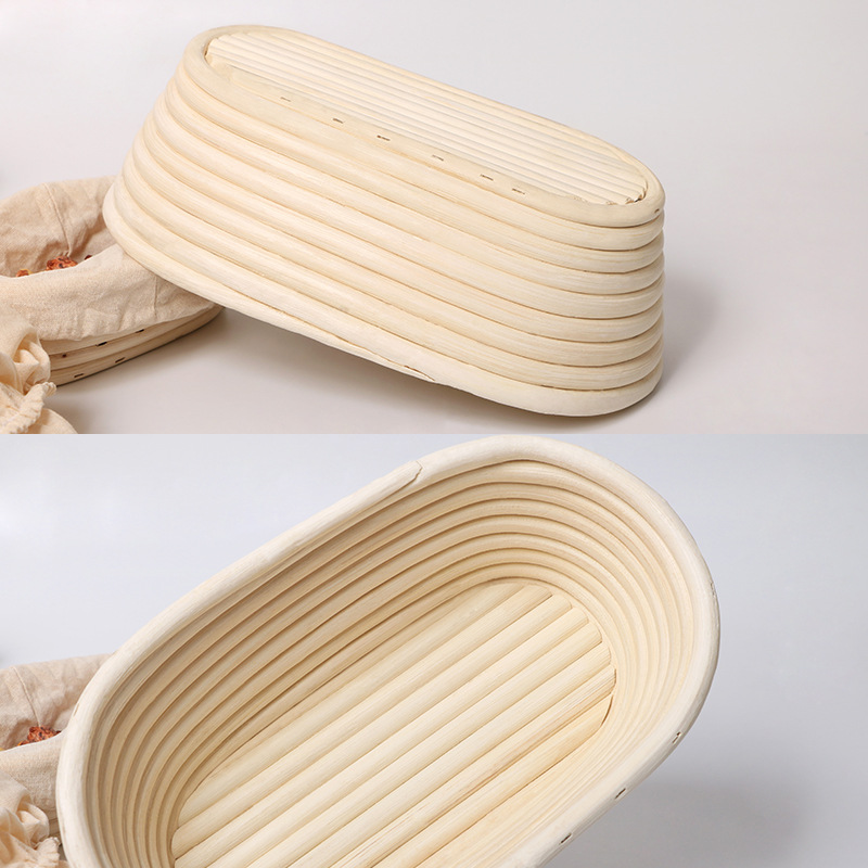 Handmade 10 Inch Rattan Banneton Bread Proofing Basket INO251508