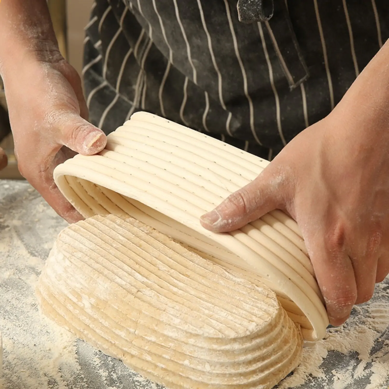Premium natrual rattan banneton proofing basket INO231408